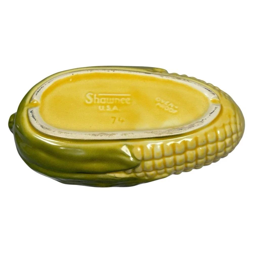Shawnee Pottery Corn King Vintage Covered Casserole Dish #74 Ceramic 1.5 Qt. 11